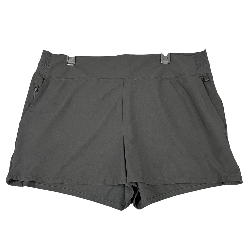 Athleta Brooklyn Short Ribbed Trim Lightweight Stretch Travel Commute Womens 18